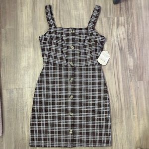 Cute fall plaid dress